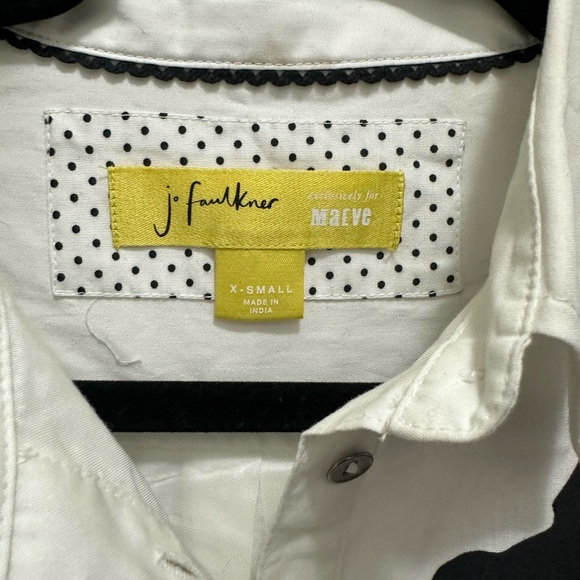 Maeve White and Black dress - Picture 4 of 6